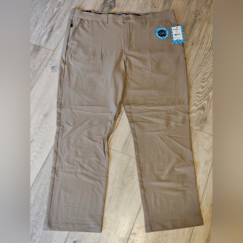NWT Birdie Bound Men's Golf Pants Light Khaki 38x30